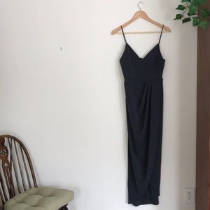 Shona Joy Core cocktail charcoal dress